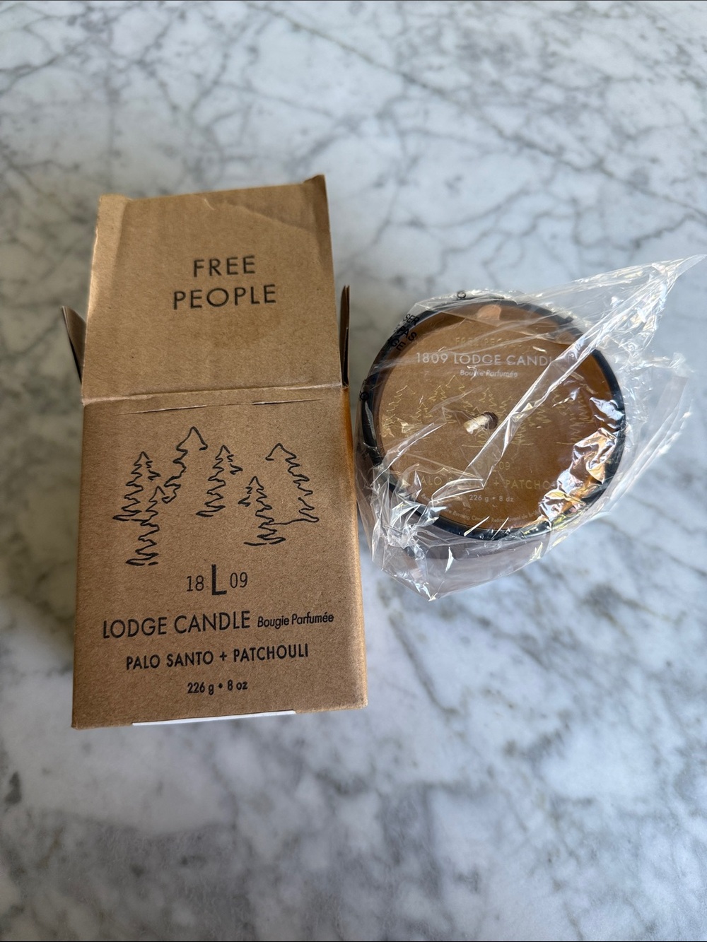 Free People Lodge Candle — Palo Santo + Patchouli in Brown